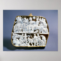 Roman onyx cameo, siglo I d.C.