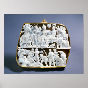 Póster Roman onyx cameo, siglo I d.C.