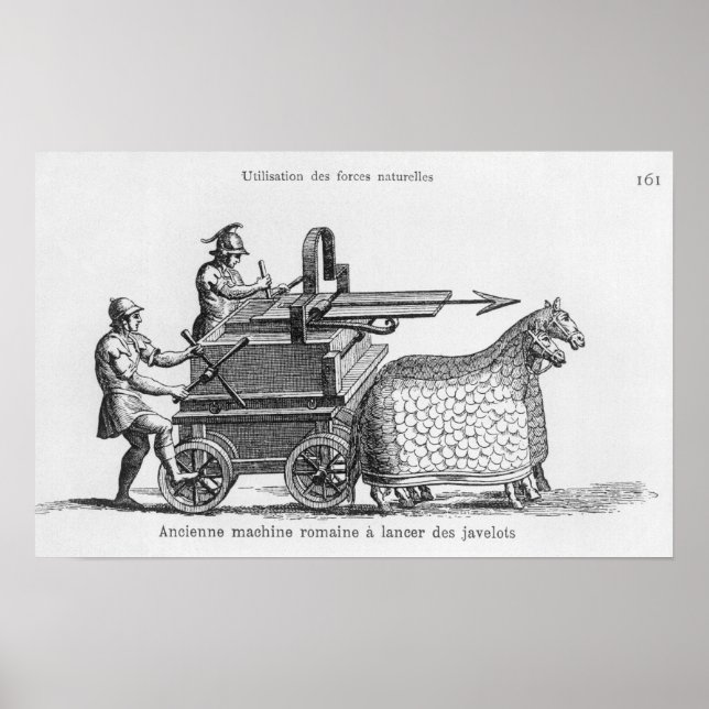 Póster Roman war machine for firing javelins (Frente)