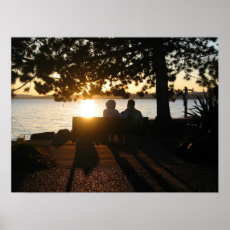 Póster Romance a orillas del lago