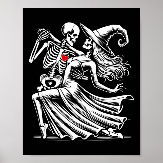 Póster Romance Dance con bruja (Frente)