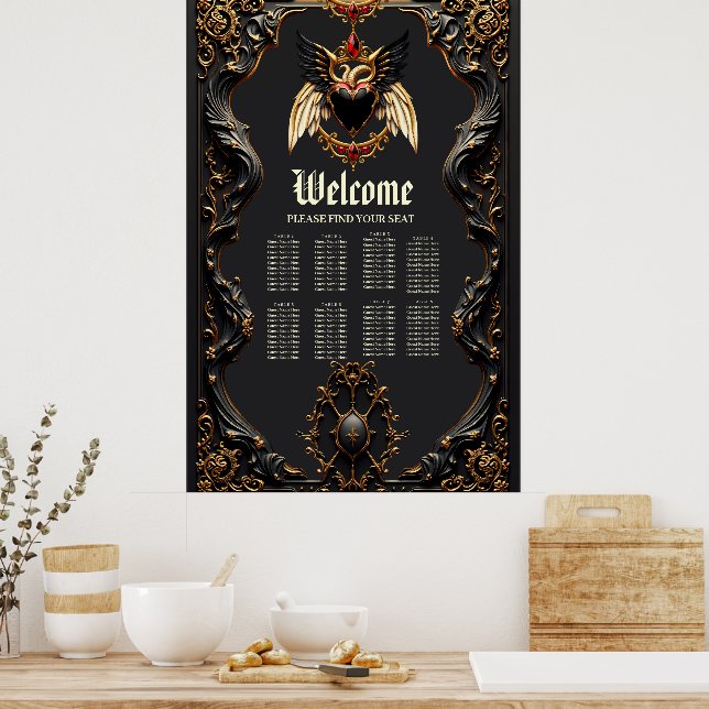 Póster Romance gótico, en las sombras del amor (Cocina)