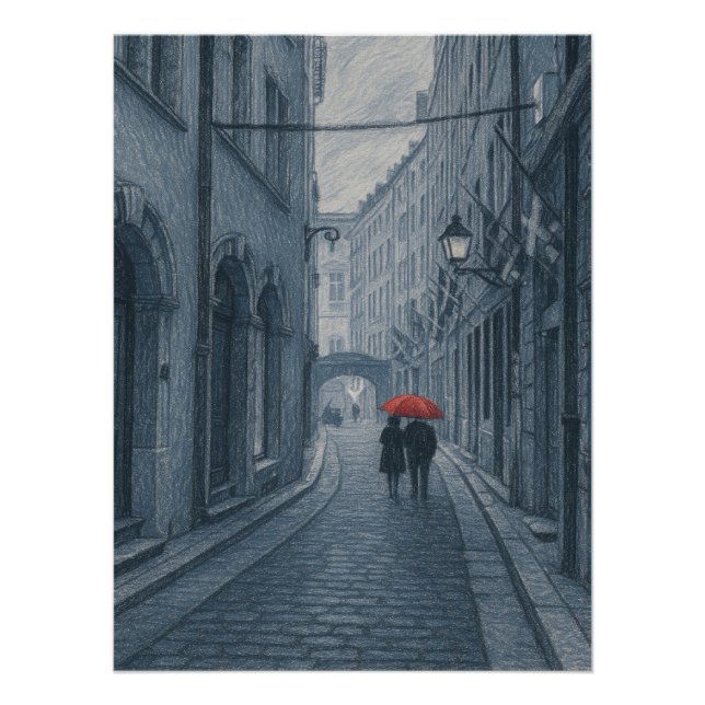 Póster Romance in Lyon (Anverso)