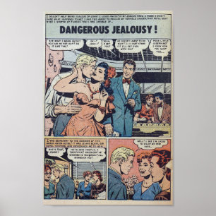 Póster Romance vintage