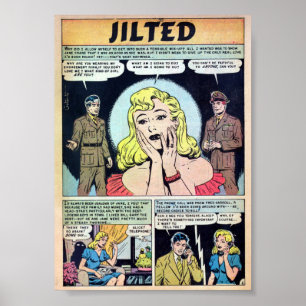 Póster Romance vintage