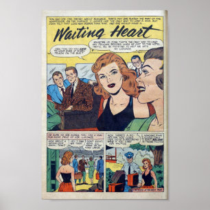 Póster Romance vintage
