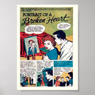 Póster Romance vintage