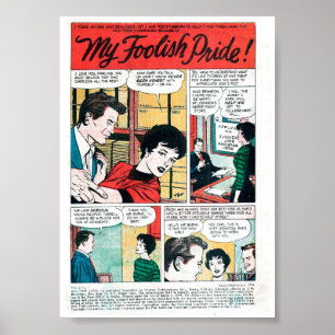 Póster Romance vintage