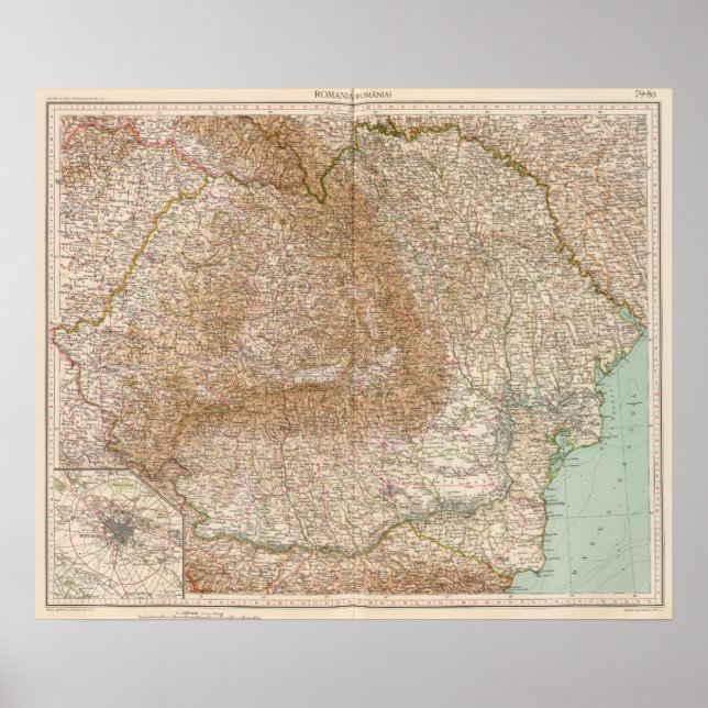 Póster Romania 7980 (Frente)