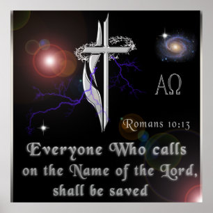 Póster Romanos 10:13 Poster
