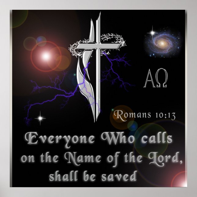 Póster Romanos 10:13 Poster (Frente)