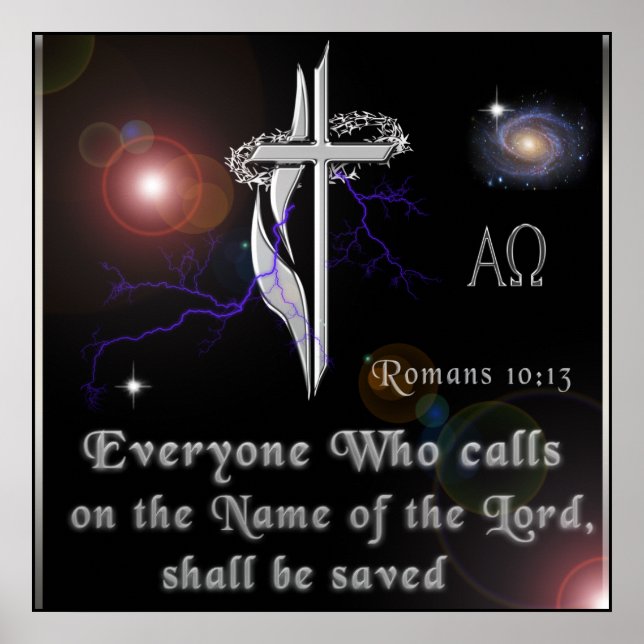 Póster Romanos 10:13 Poster (Frente)