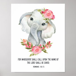 Póster Romanos 10:13, Será Salvo, Nombre Del Señor,