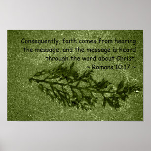 Póster Romanos 10:17