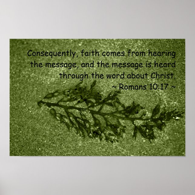Póster Romanos 10:17 (Frente)