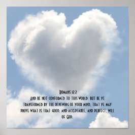 Póster Romanos 12:2 Bendición Inspirador-bíblica-versa