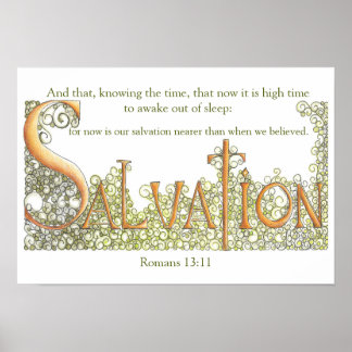 Póster Romanos 13:11 Salvación