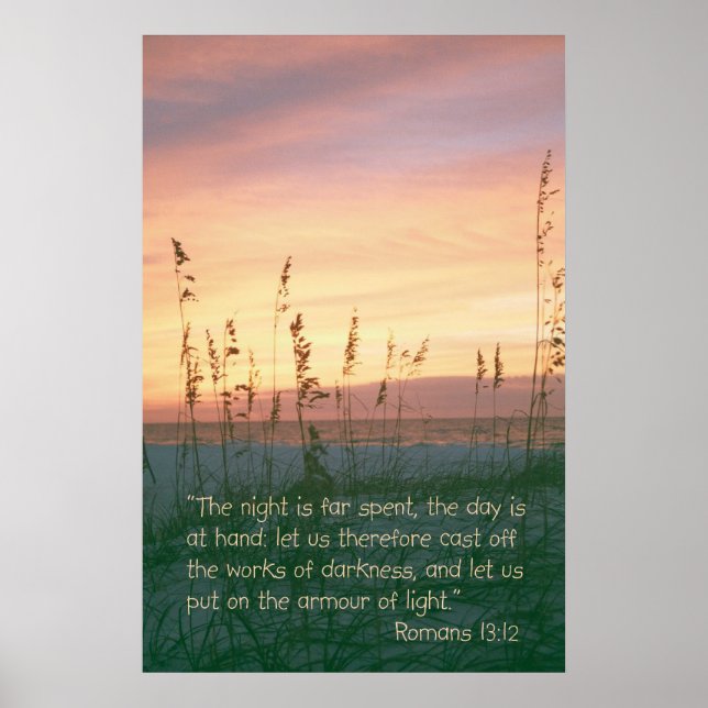 Póster Romanos 13:12 (Frente)