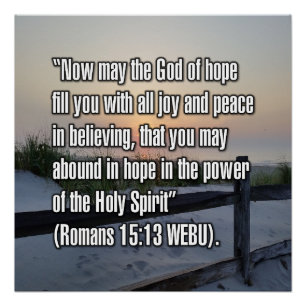 Póster Romanos 15:13 WEBU