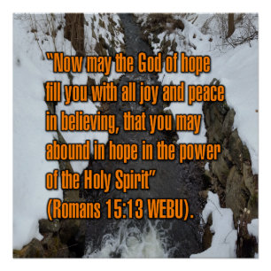 Póster Romanos 15:13 WEBU