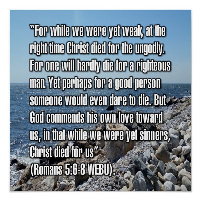 Póster Romanos 5:6-8 WEBU (Anverso)