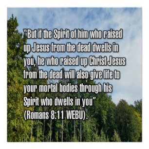 Póster Romanos 8:11 WEBU