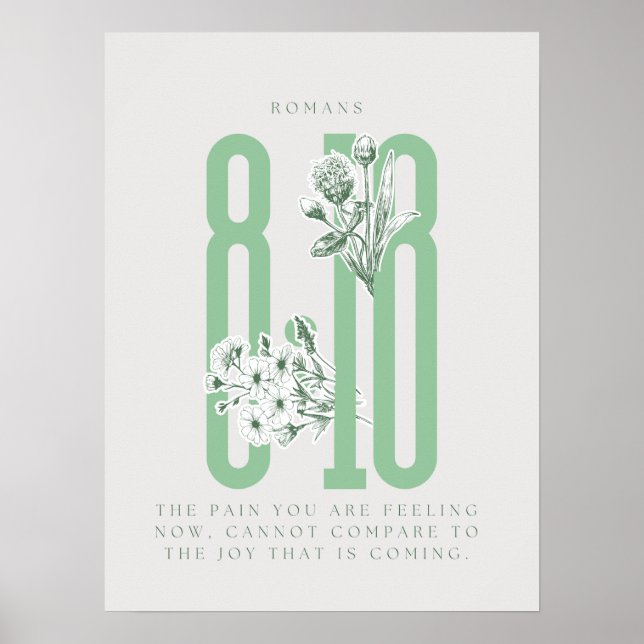 Póster ROMANOS 8:18 (Frente)