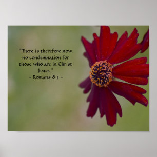 Póster Romanos 8:1 Poster