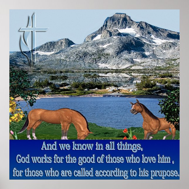 Póster Romanos 8:28 (Frente)