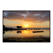 Romanos 8:28 Biblia cristiana versus Poster