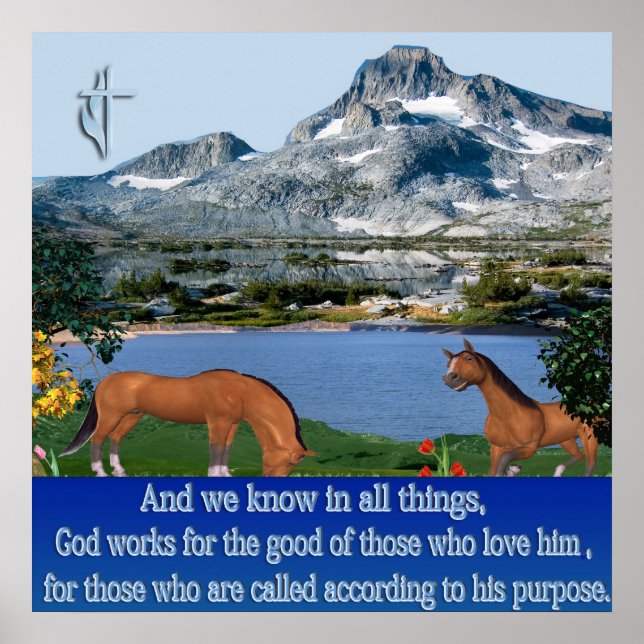 Póster Romanos 8:28 poster (Frente)