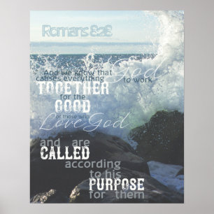Póster Romanos 8:28 Poster