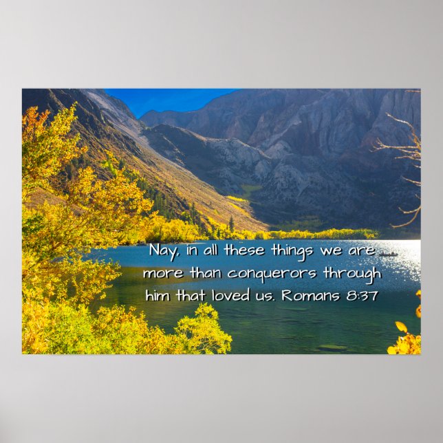 Póster Romanos 8:37 (Frente)