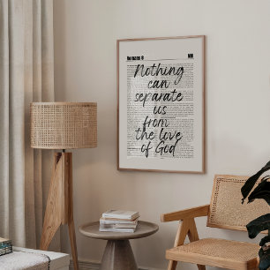 Póster Romanos 8 Chapter Christian Wall Print