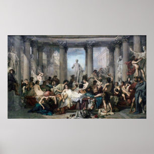 Póster Romanos en la decadencia del imperio