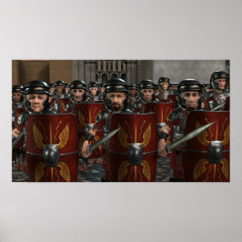 Póster Romanos Marchando A La Guerra - Pequeño Poster