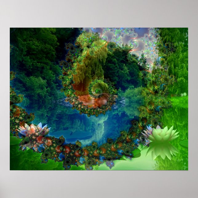 Póster Romantic Garden - Poster (Frente)