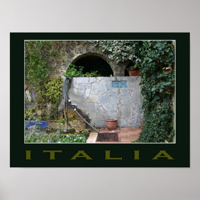 Póster Romantic Italy poster (Frente)