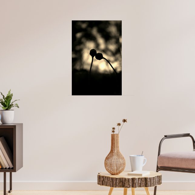 Póster Romantic Moody Flowers – Botanical Fantasy Boho (Salón 3)