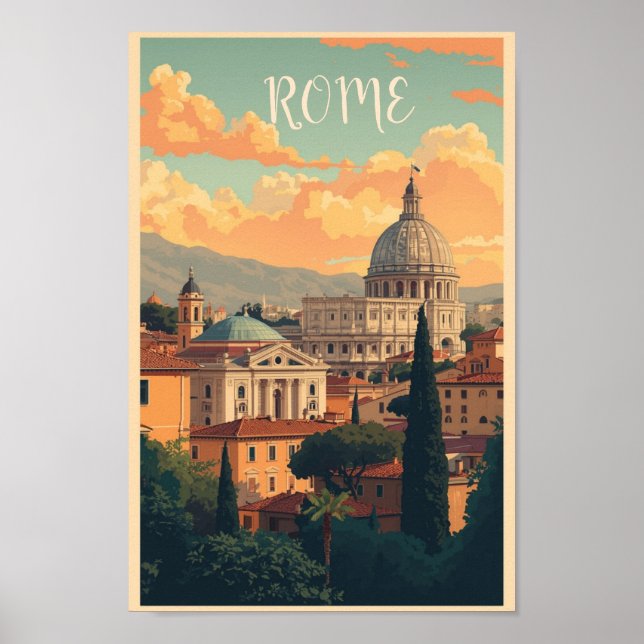 Póster ROME Colosseum Art Print (Frente)