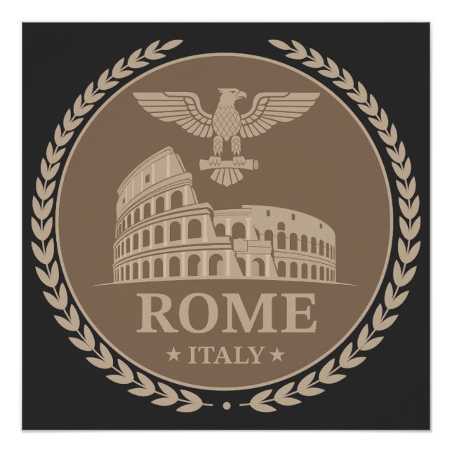 Póster Rome Colosseum Italy Europe (Anverso)