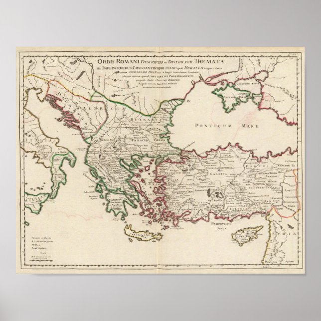 Póster Rome, Greece, Turkey (Frente)