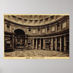 Póster Rome Inside the Pantheon