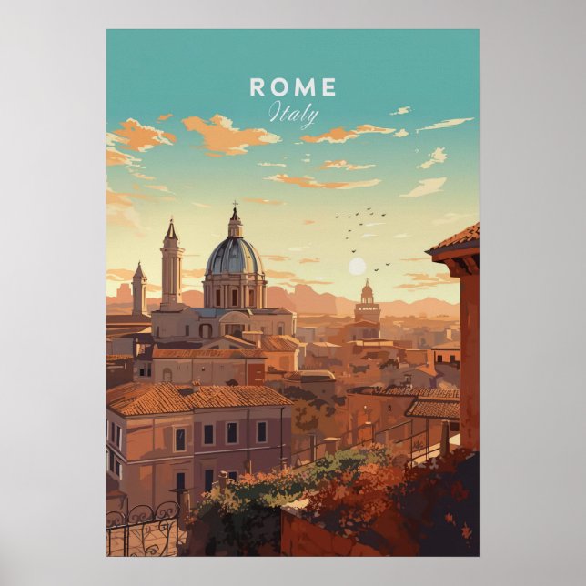 Póster Rome, Italy (Frente)
