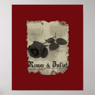 Póster Romeo y Juliet Poster de películas de imitación