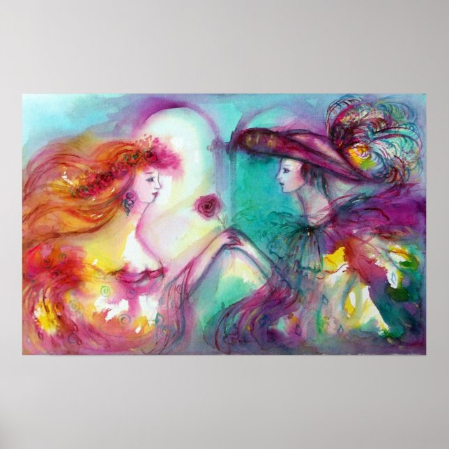 Póster ROMEO Y JULIET Romántico Día de San Valentín (Frente)