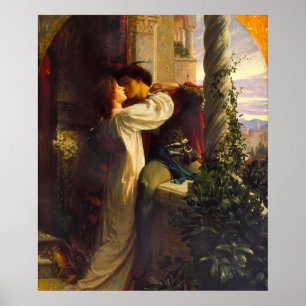 Póster Romeo y Julieta c. 1884 por Sir Frank Dicksee
