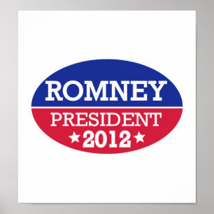 Póster Romney President 2012