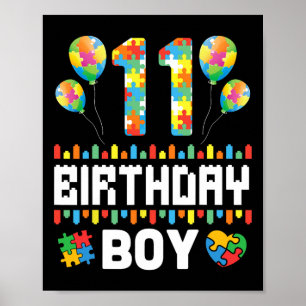 Póster Rompecabezas Corazón Bylloons Feliz Autismo de Cum