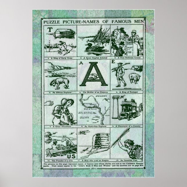 Póster Rompecabezas de imágenes Imprimir (Frente)